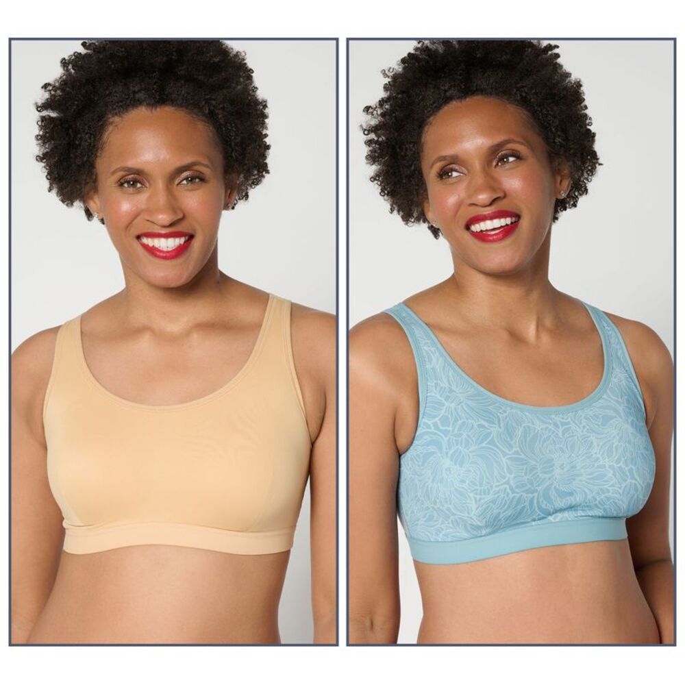 Anybody Women's Plus Sz Bra 3X Intimates Lycra Mesh Back Lounge Birch Tan